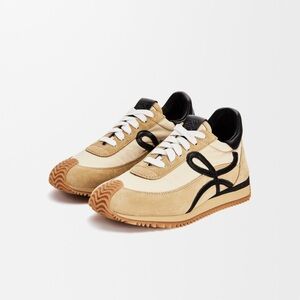 Loewe Beige and Black Sneakers